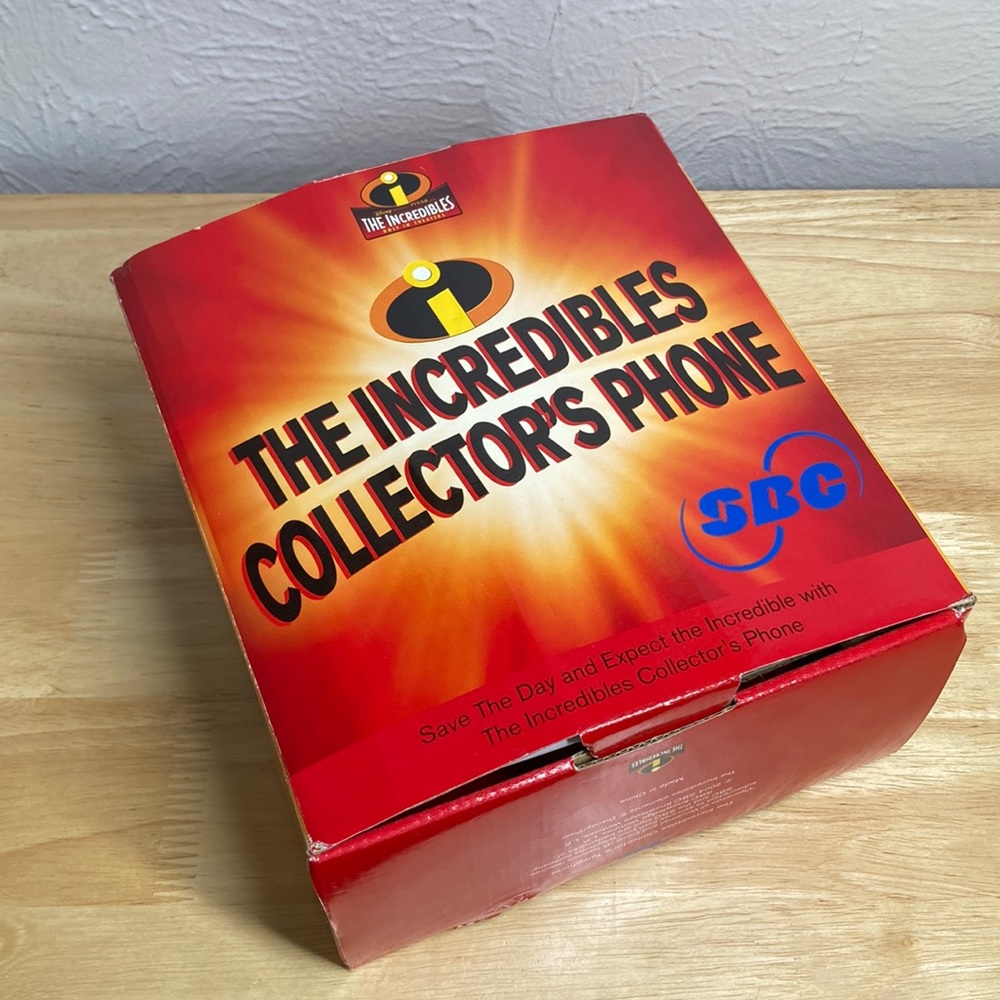SBC The Incredibles Collector's Phone - BRAND NEW IN BOX!